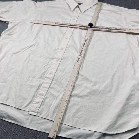 Gitman Bros Shirt Adult 22-40 Tall Beige Button Up Beige Casual Oxford Men's - Picture 13 of 15